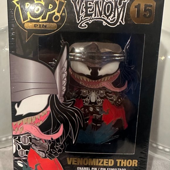 Pop Marvel Venomized Thor Enamel Pin - Picture 1 of 3